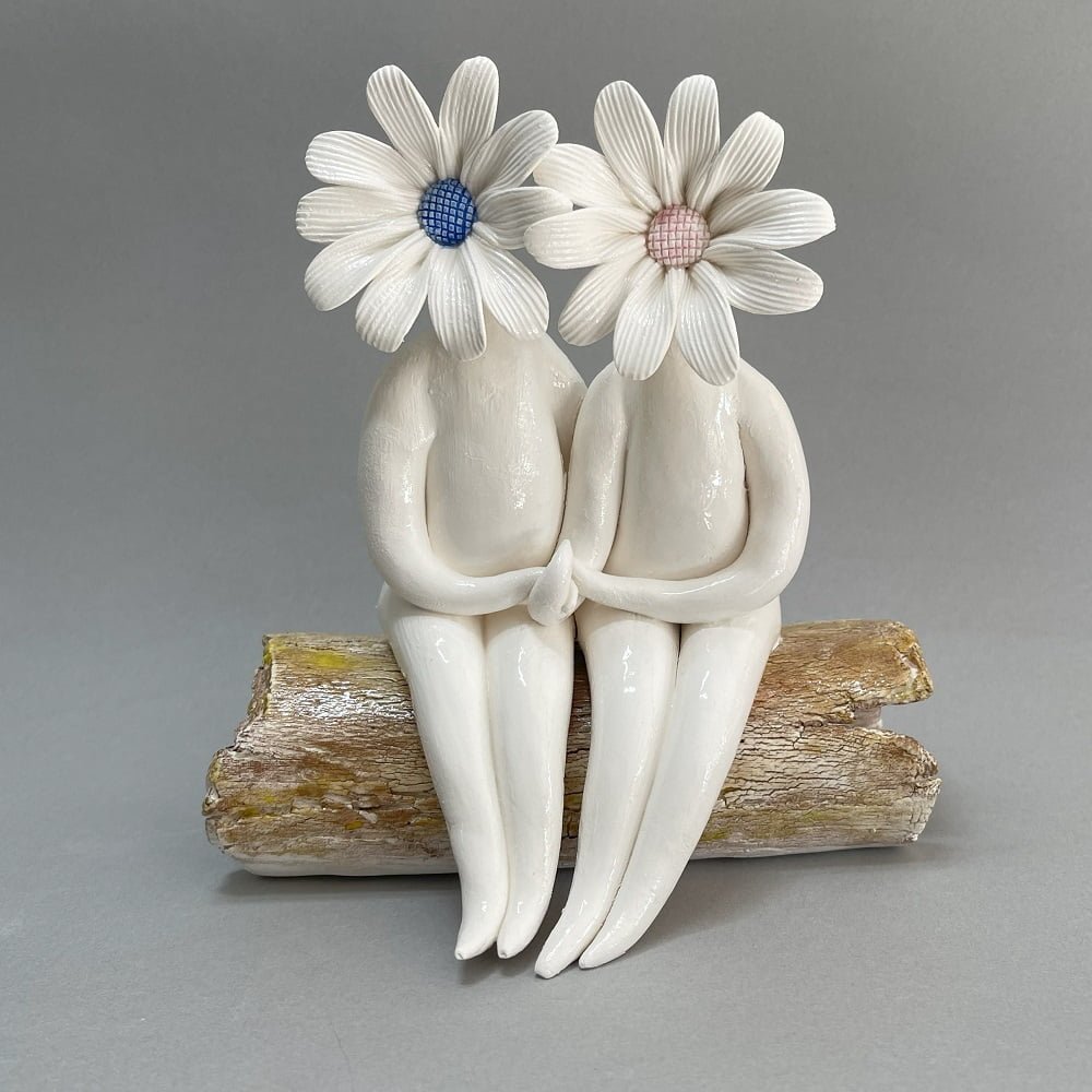 Flower Sculptures - Ceramic Sculptures from Artist Carolyn Clayton
